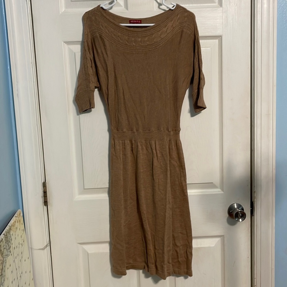 Merona Khaki Knit Dress